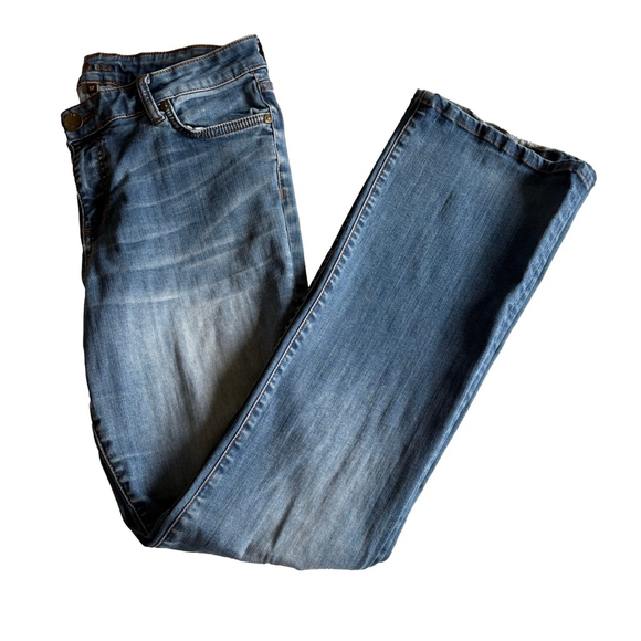 Kut From The Kloth Blue Bootcut Mid Rise Jeans 12 - Picture 11 of 12
